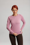 Longsleeve bezszwowy techniczny PRO dusty rose Dakota
