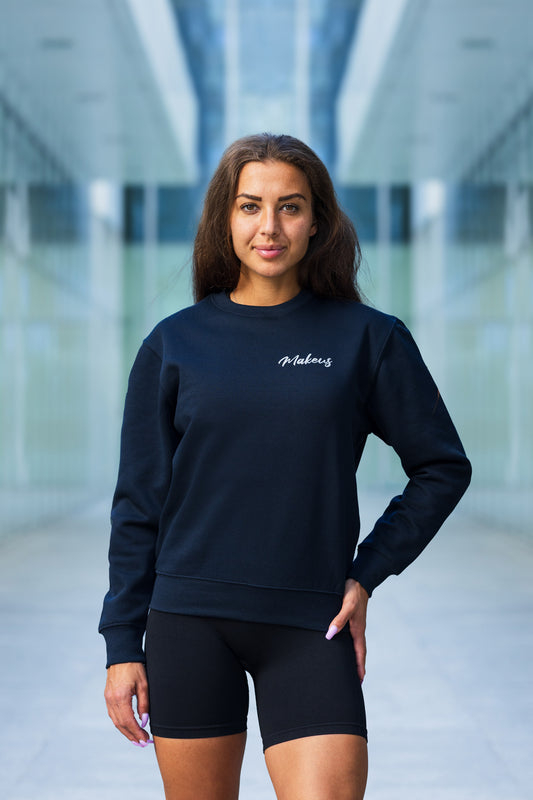 Bluza dresowa damska granatowa Marietta