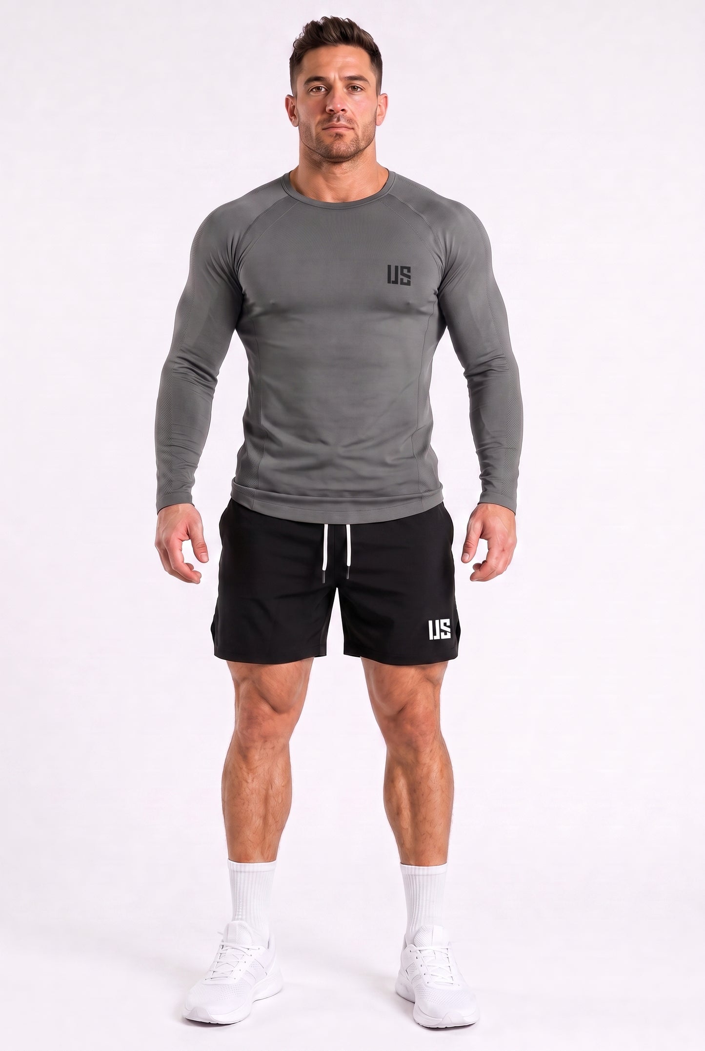 Longsleeve bezszwowy techniczny PRO grafitowy Columbia