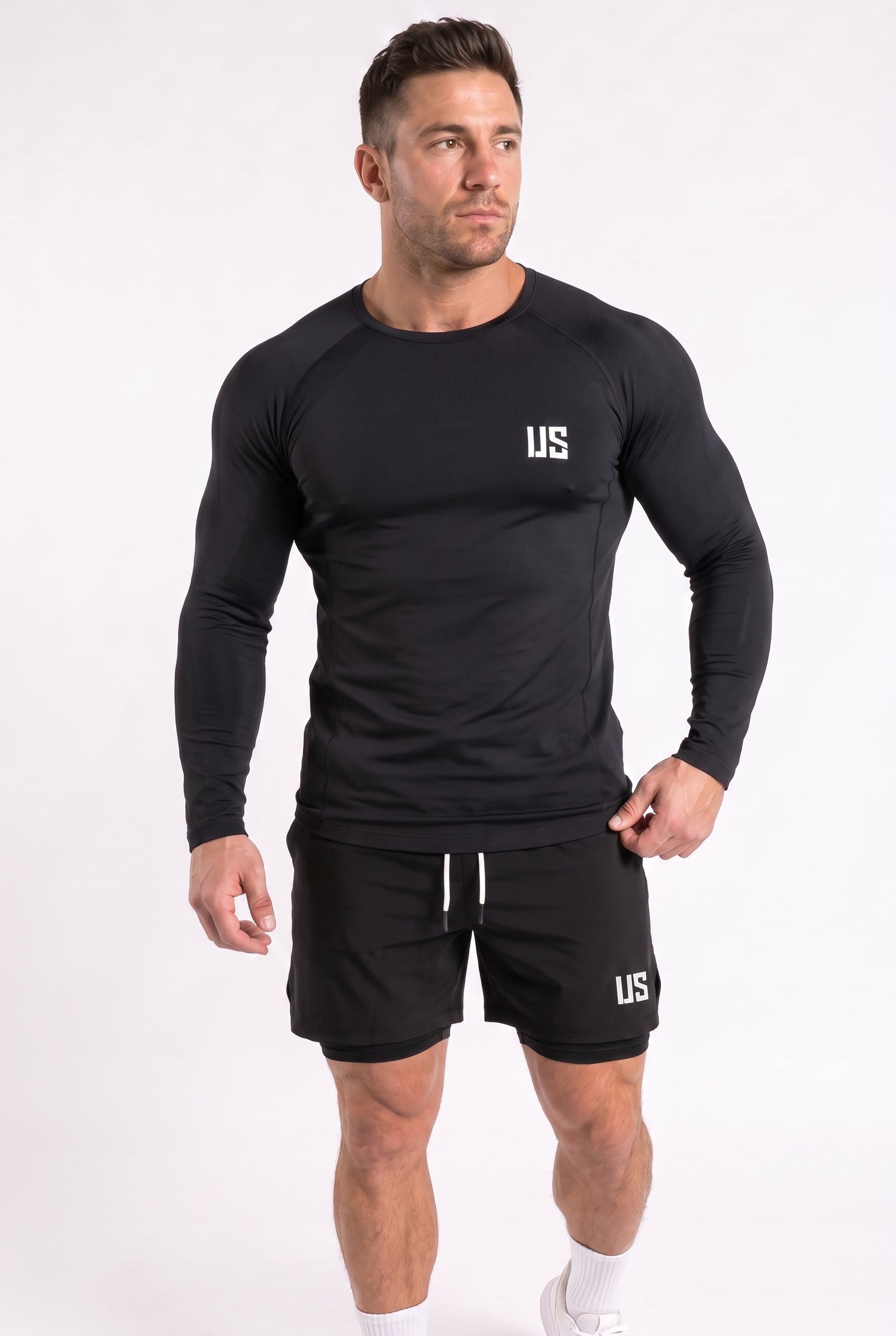 Longsleeve bezszwowy techniczny PRO czarny Columbia
