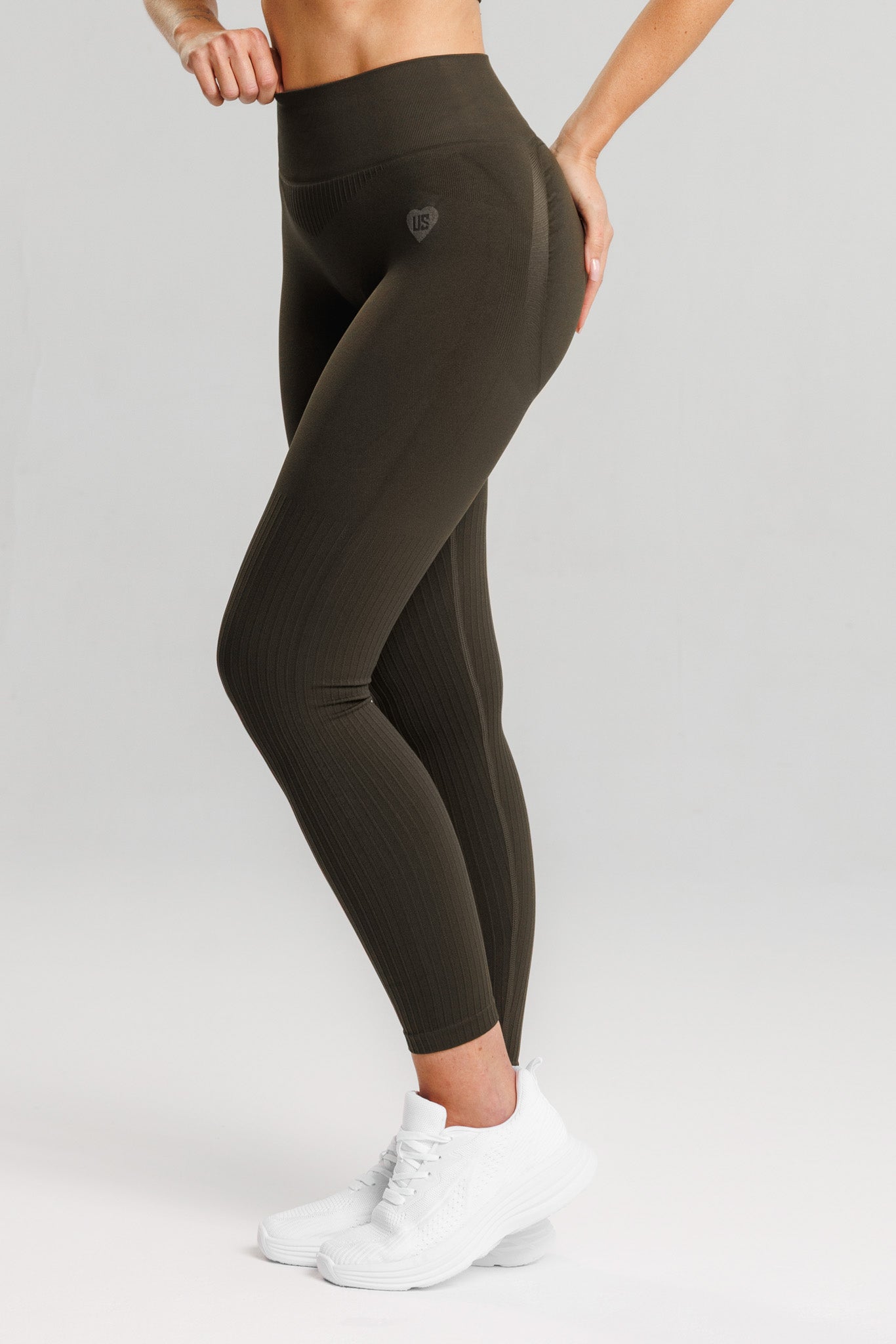 Legginsy bezszwowe PUSH UP PRO II forest green Nevada