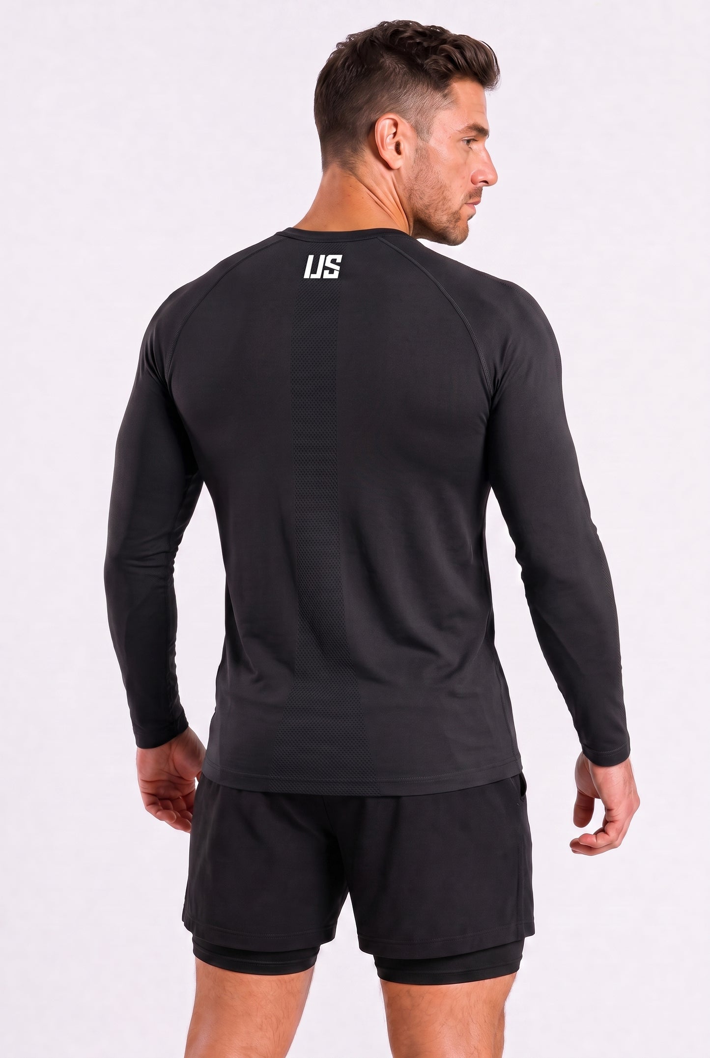 Longsleeve bezszwowy techniczny PRO czarny Columbia