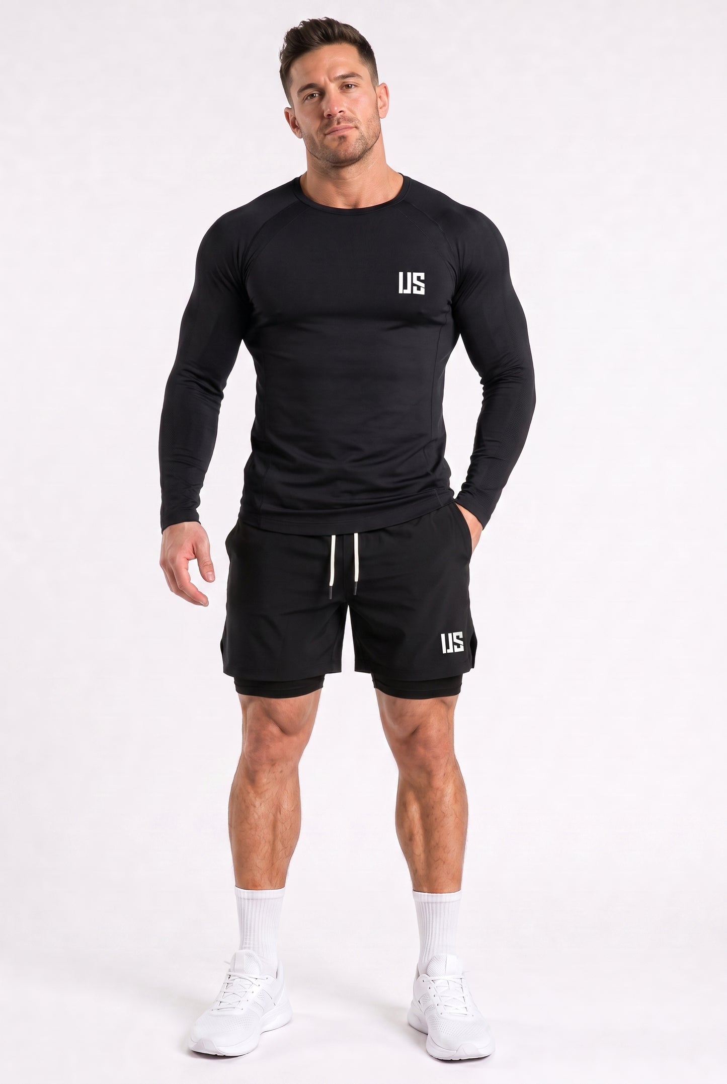 Longsleeve bezszwowy techniczny PRO czarny Columbia