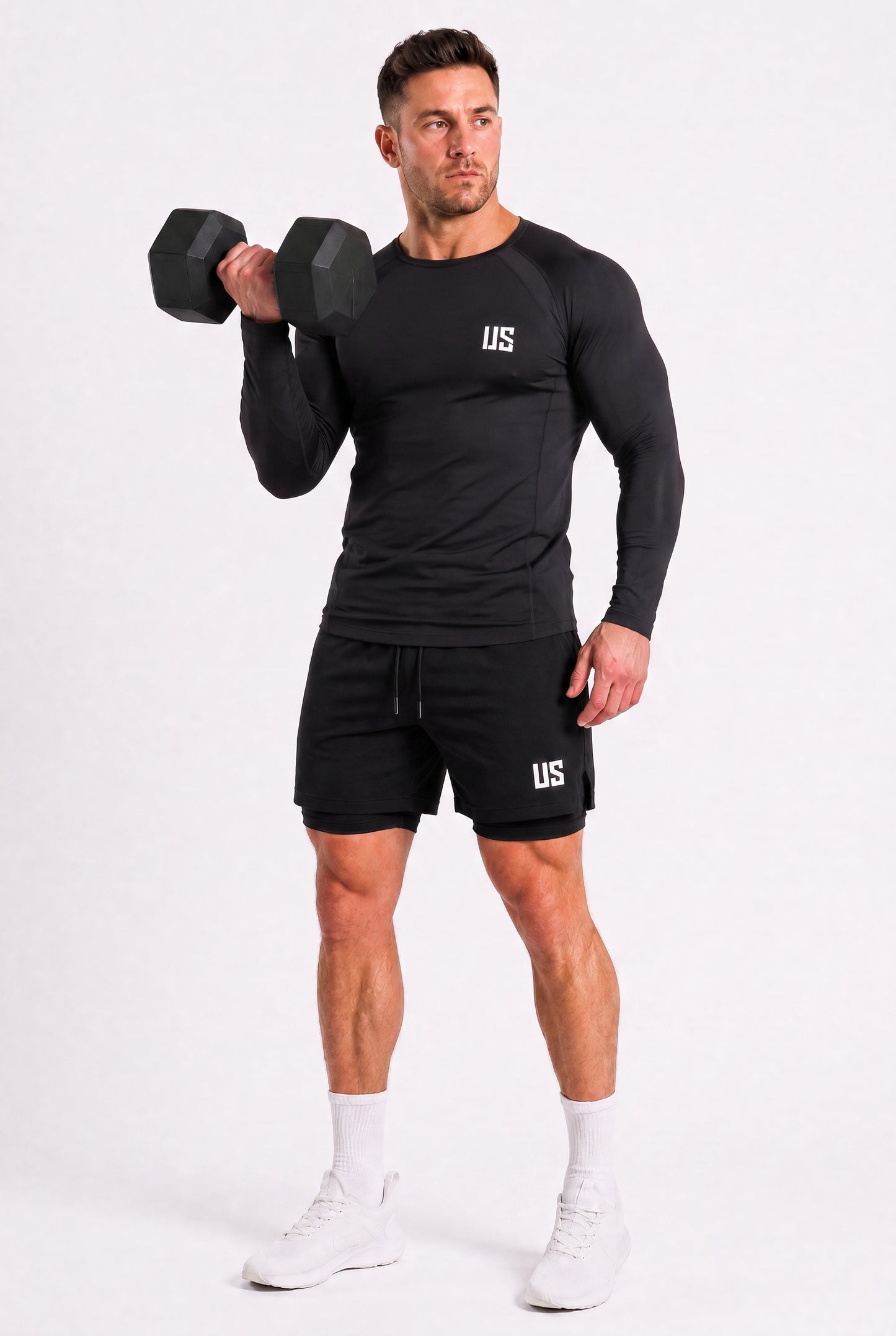 Longsleeve bezszwowy techniczny PRO czarny Columbia