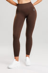 Legginsy bezszwowe PUSH UP PRO II espresso Nevada