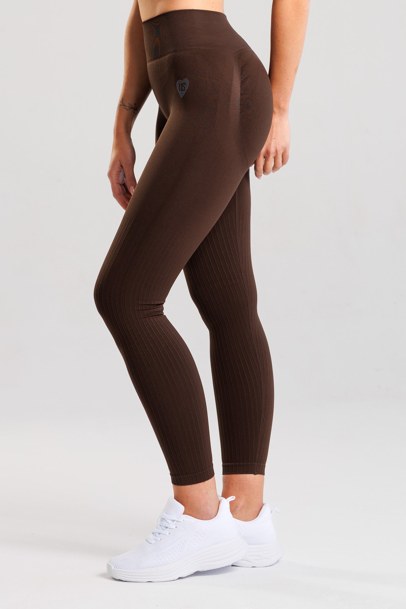 Legginsy bezszwowe PUSH UP PRO II espresso Nevada
