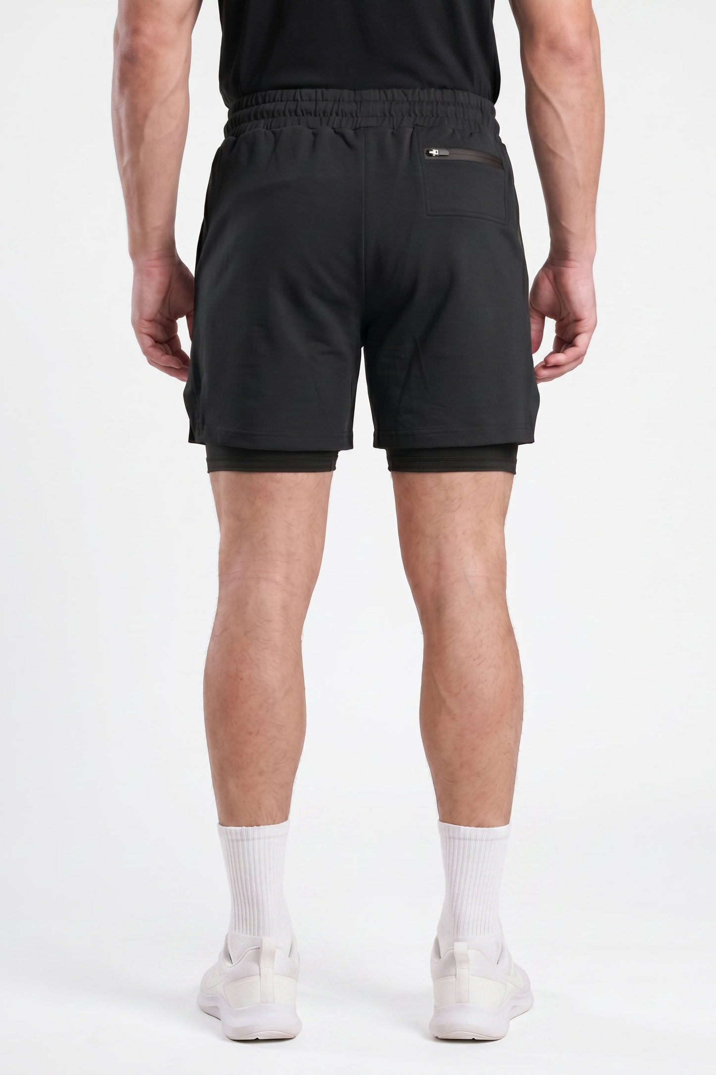 Spodenki bawełniane PRO 2w1 czarne Camp Maison