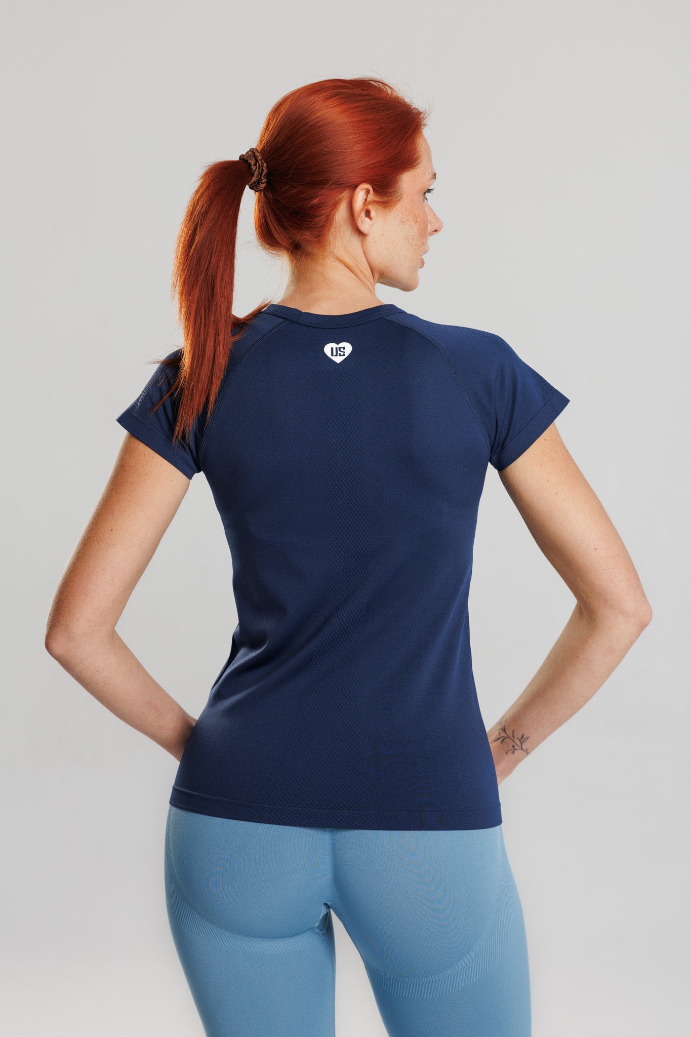 T-shirt bezszwowy techniczny PRO navy Arizona