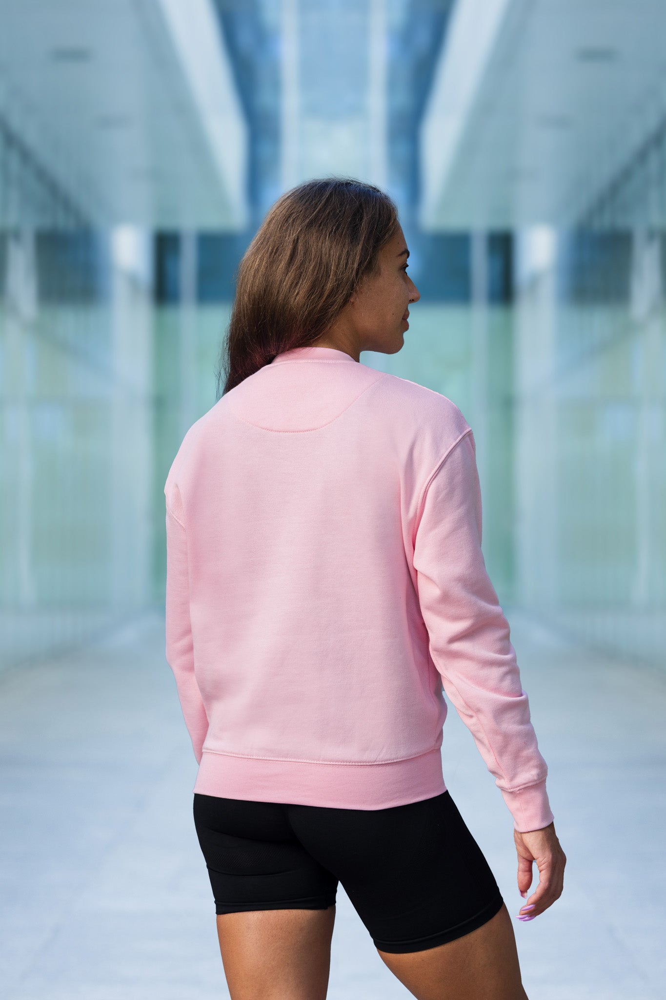 Bluza dresowa damska różowa Marietta