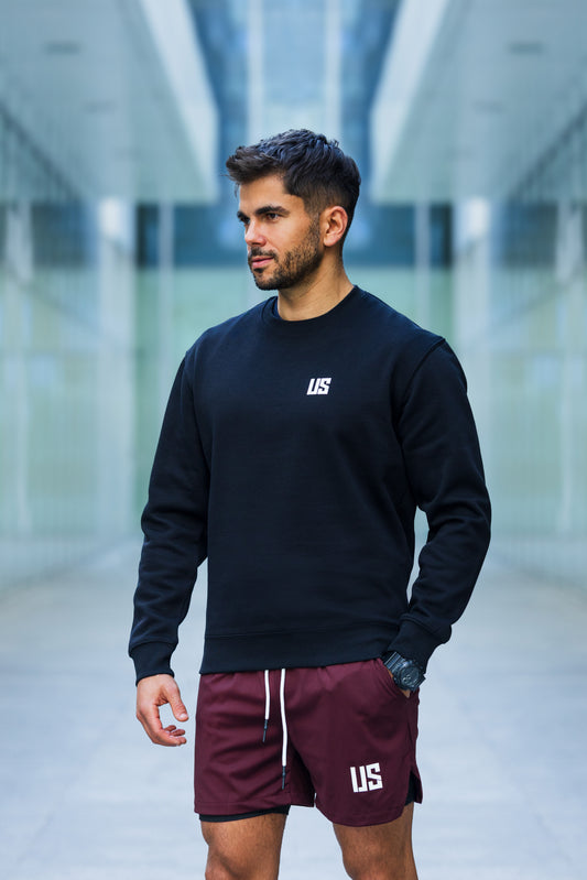 Bluza dresowa męska z logo granatowa Denali