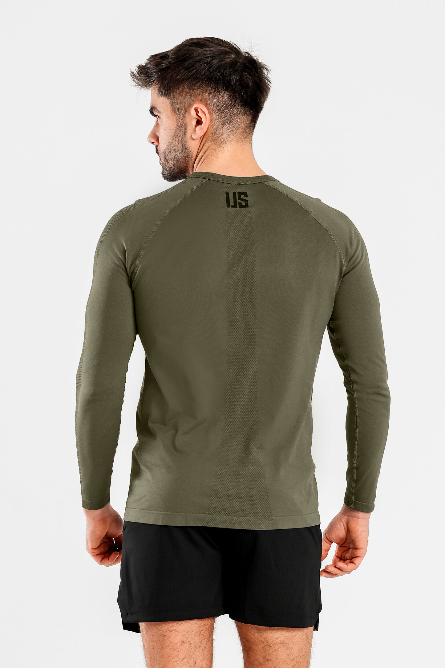 Longsleeve bezszwowy techniczny PRO forest green Columbia