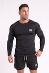 Longsleeve męski bezszwowy techniczny PRO czarny - Columbia