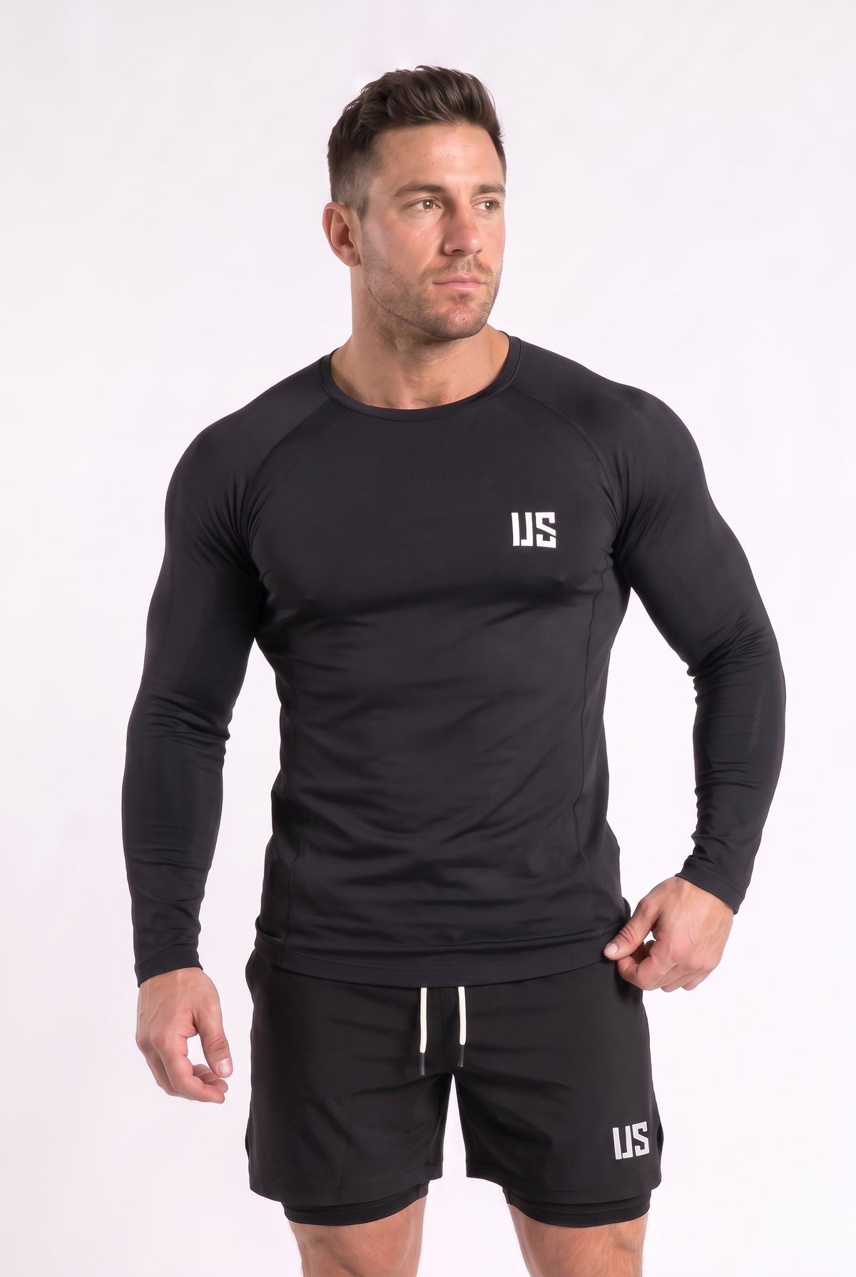 Longsleeve męski bezszwowy techniczny PRO czarny - Columbia