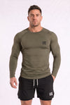 Longsleeve męski bezszwowy techniczny PRO force green - Columbia