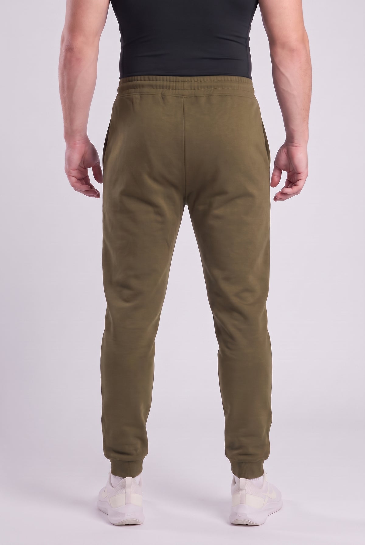 Spodnie dresowe męskie joggery khaki - Richmond