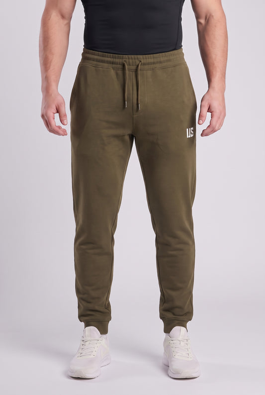 Spodnie dresowe męskie joggery khaki - Richmond