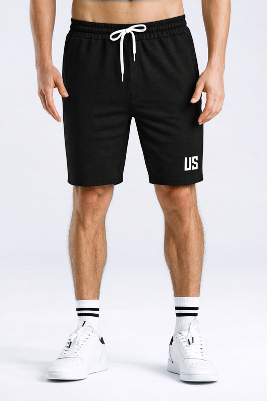Krótkie spodenki dresowe czarne Portland