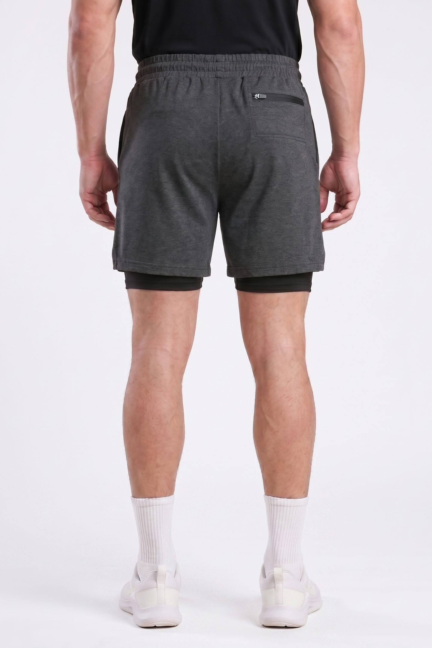 Spodenki bawełniane PRO 2w1 grafitowe Camp Maison