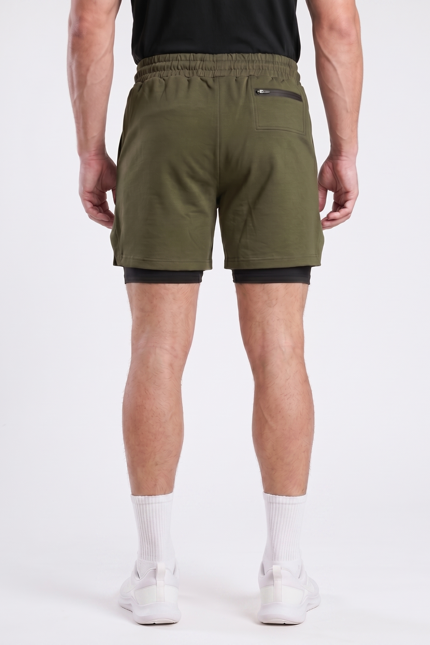 Spodenki bawełniane PRO 2w1 khaki Camp Maison