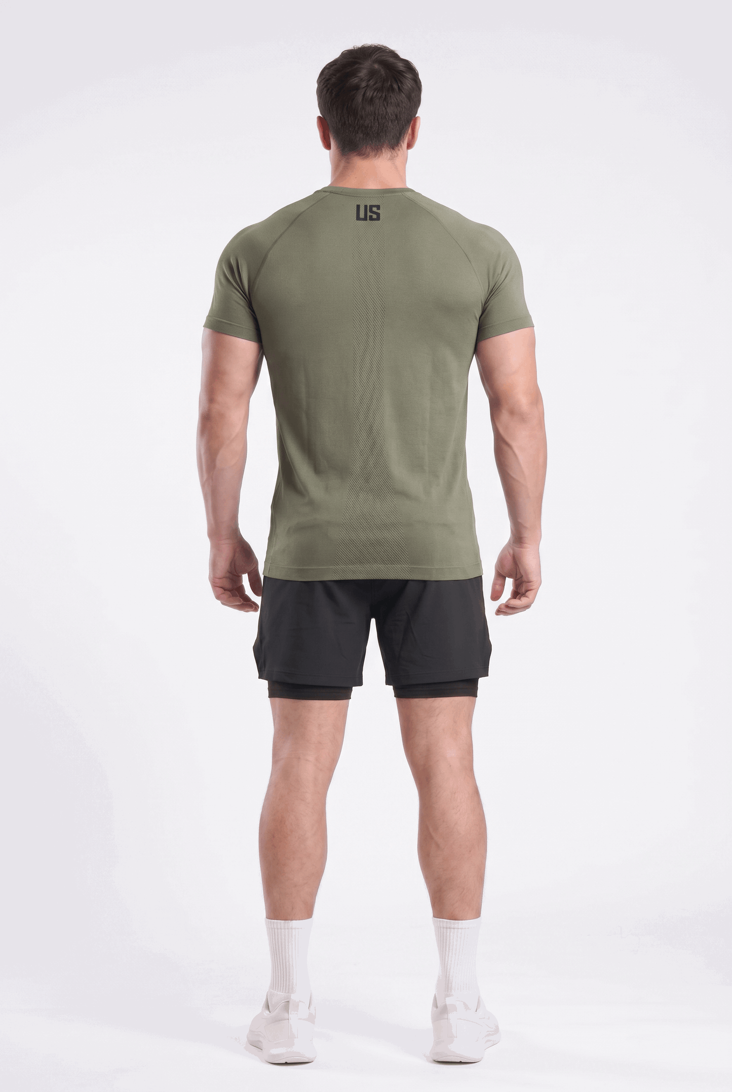 T-shirt męski bezszwowy techniczny PRO force green - Colorado