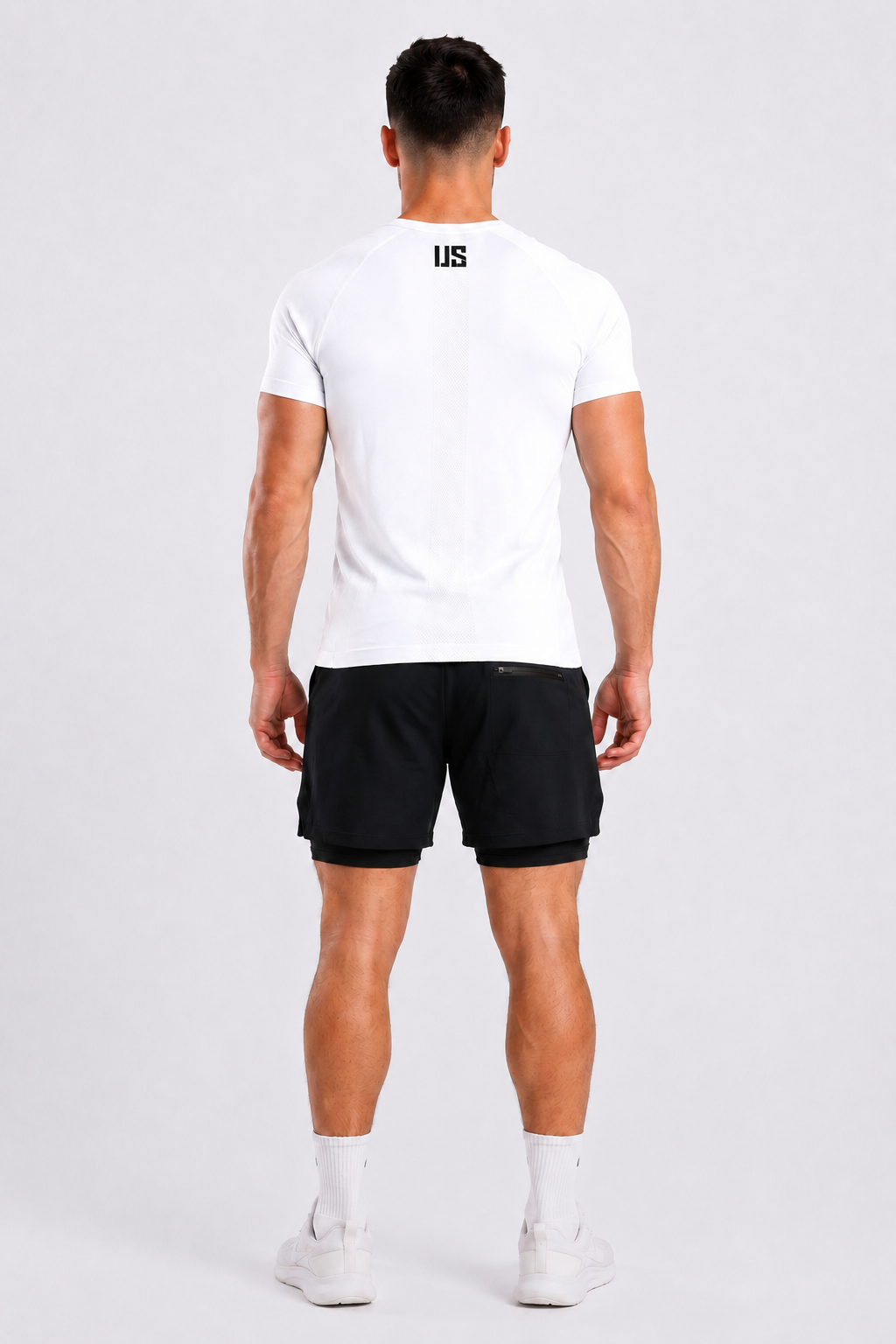 T-shirt bezszwowy techniczny biały Colorado