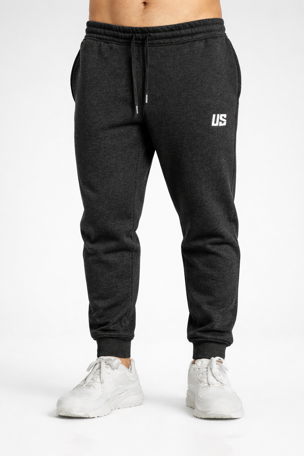 Spodnie dresowe joggery męskie grafitowe Zion SOFT PRO