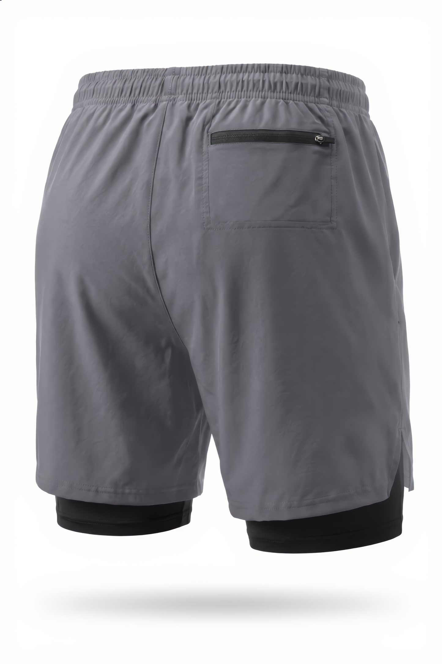 Spodenki do biegania PRO szybkoschnące grafitowe Camp Runner