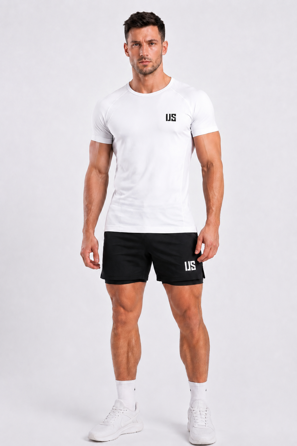 T-shirt bezszwowy techniczny biały Colorado