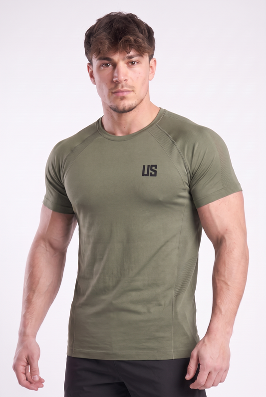 T-shirt bezszwowy techniczny PRO force green Colorado