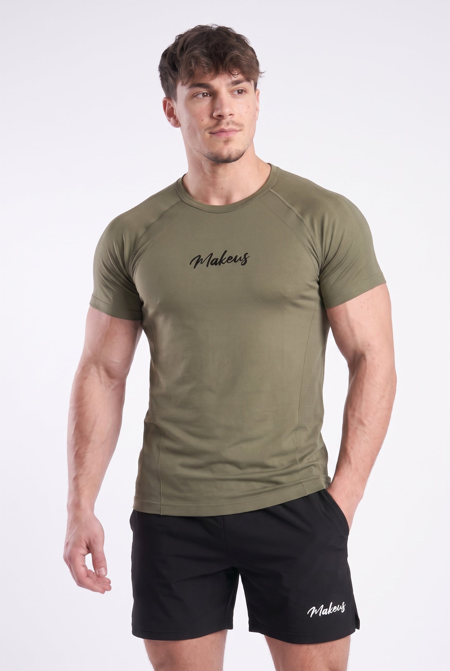 T-shirt bezszwowy techniczny PRO force green Colorado III