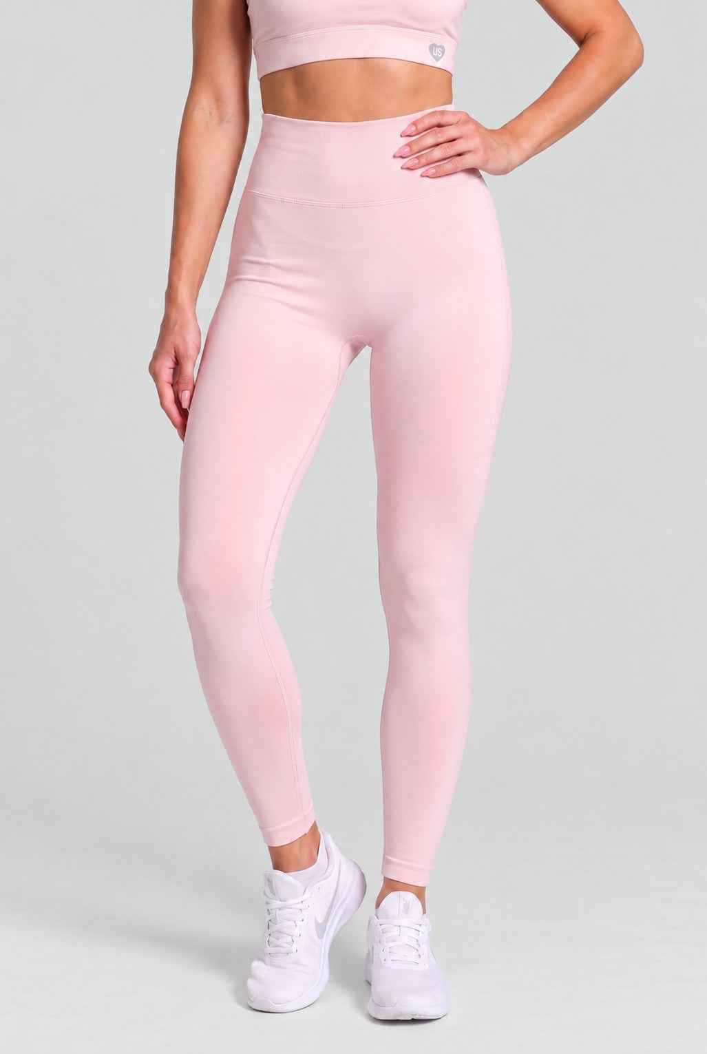 Legginsy bezszwowe PUSH UP PRO różowe Georgia 2.0