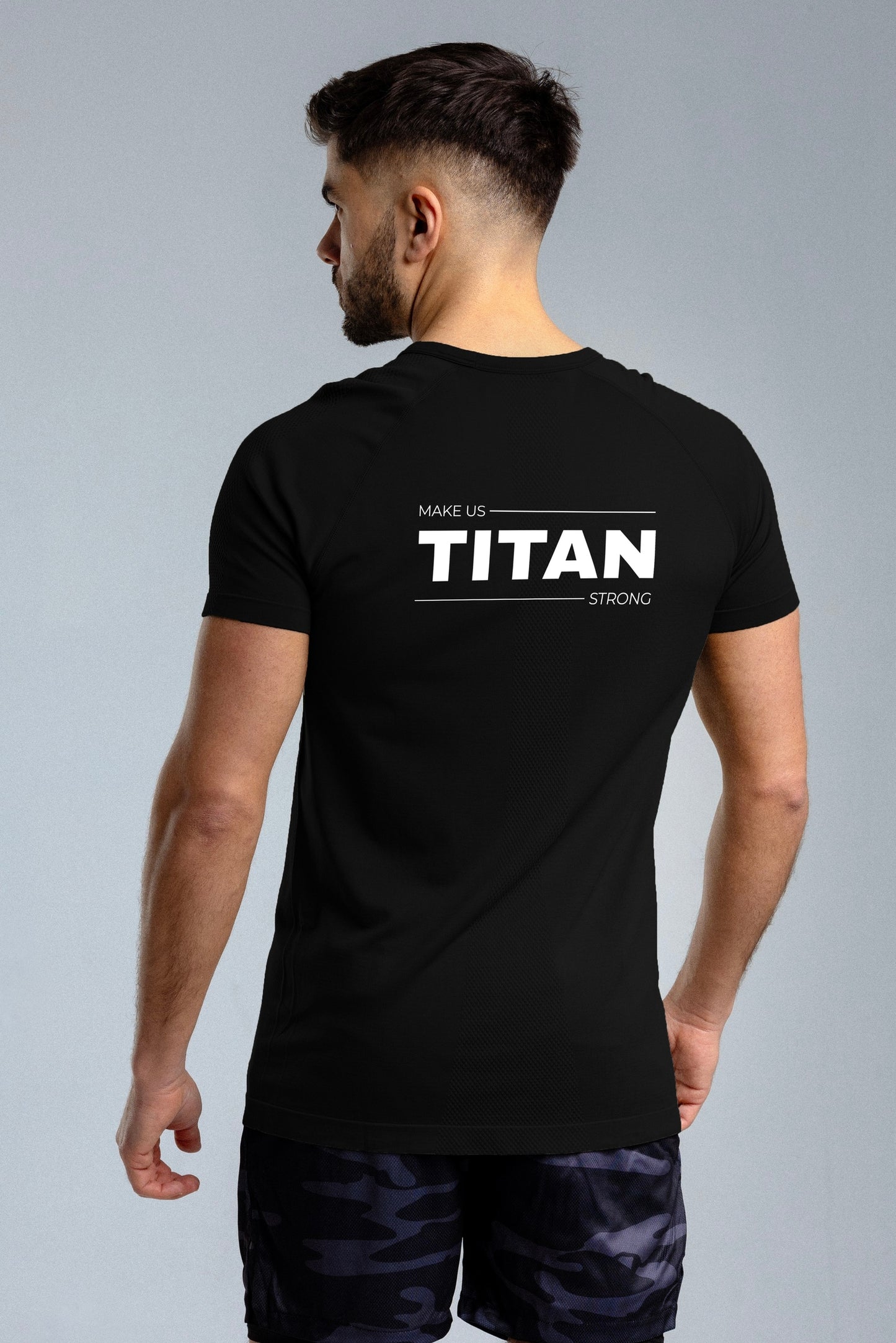 T-shirt bezszwowy Colorado Titan czarny