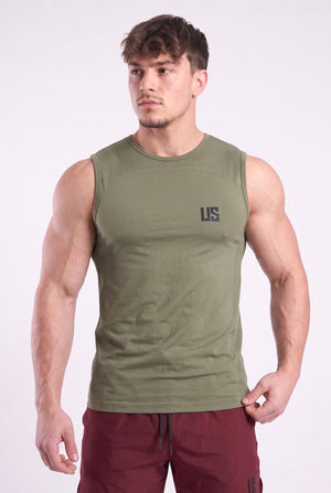 Tank Top bezszwowy techniczny khaki Denver