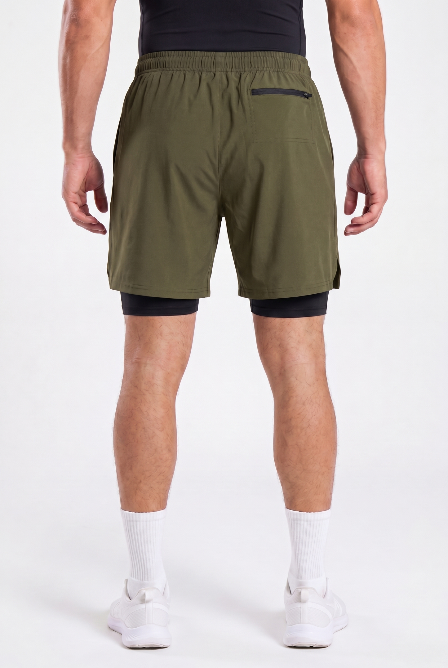 Spodenki do biegania PRO szybkoschnące khaki Camp Runner