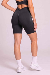 Szorty damskie bezszwowe PUSH UP V SHAPE czarne - Savannah