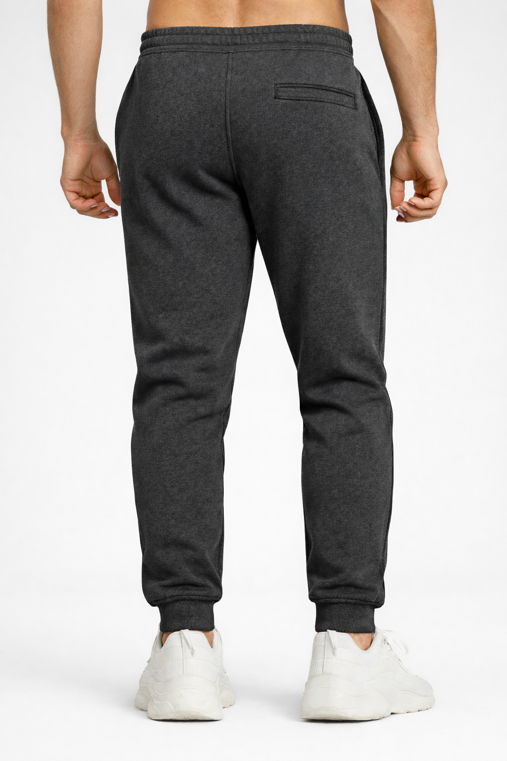 Spodnie dresowe joggery męskie grafitowe Zion SOFT PRO