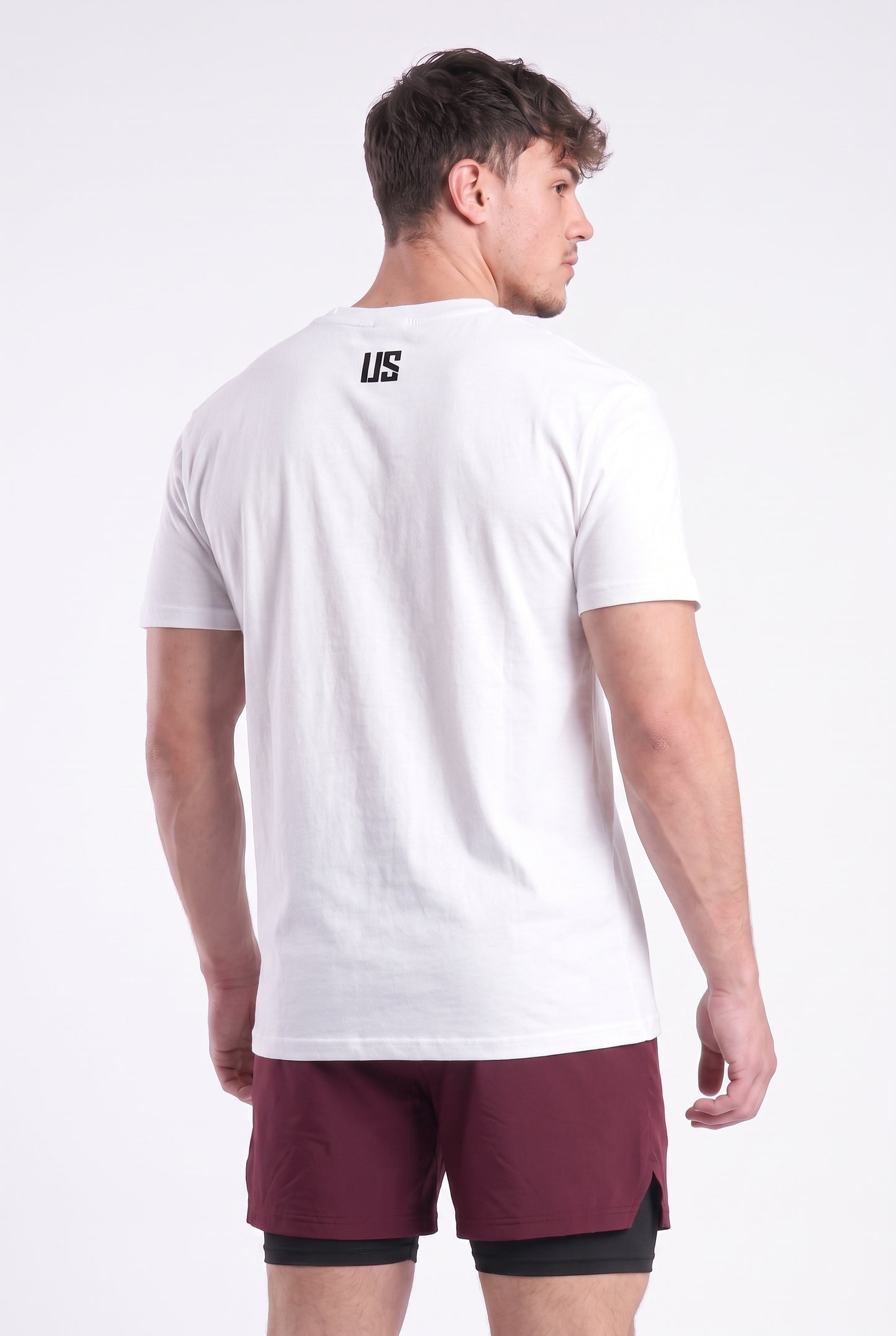 T-shirt męski bezszwowy bawełniany biały - # Tampa