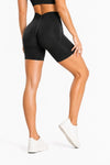 Szorty bezszwowe PUSH UP V SHAPE czarne Savannah