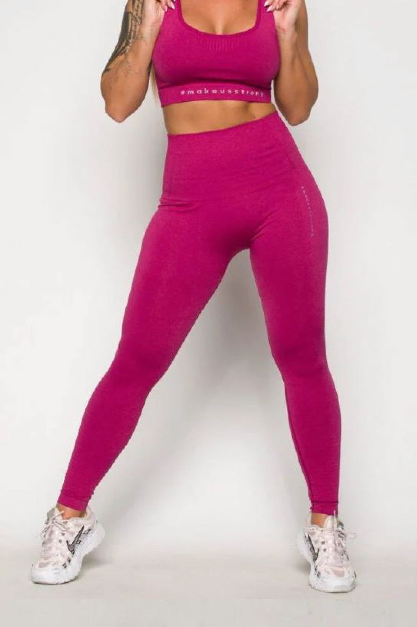 Los Angeles fuchsia seamless leggings