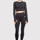 Soho seamless rashguard black