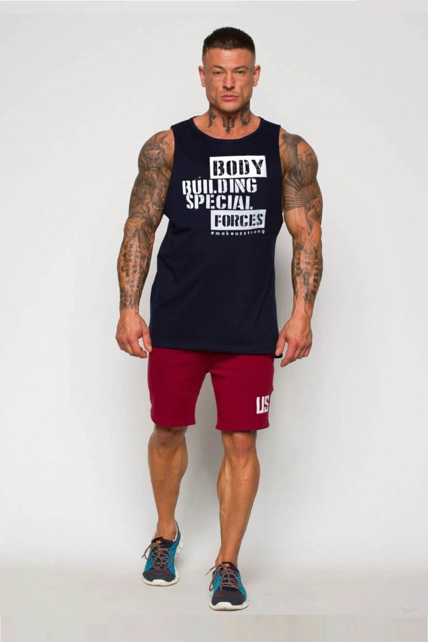 Special Forces Two tank top navy blue