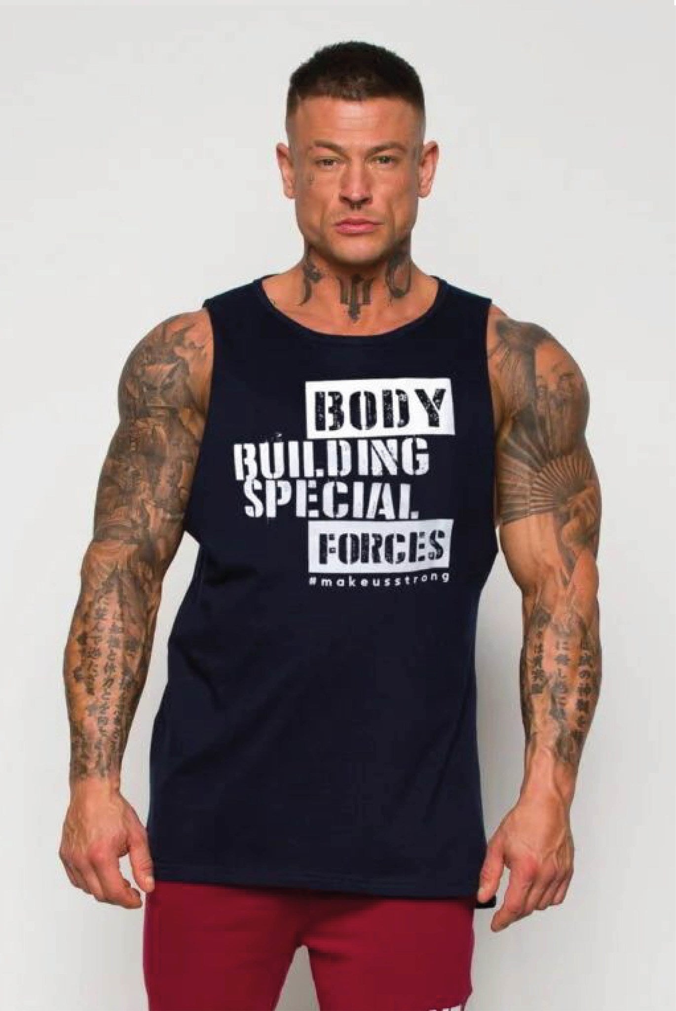 Special Forces Two tank top navy blue