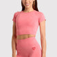 Soho Coral Short Sleeve Top