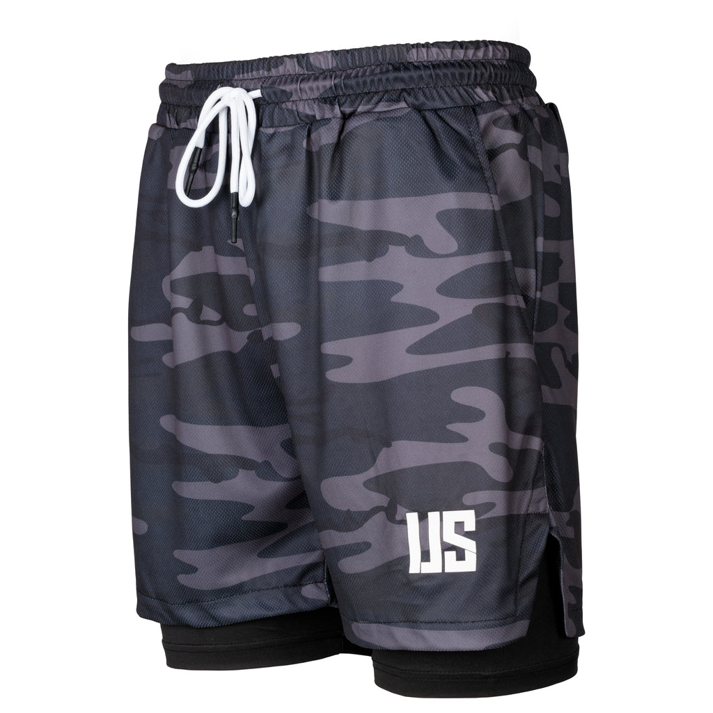 Camp David camo shorts